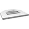 Ekena Millwork Octagonal Top Surface Mount PVC Gable Vent: Functional, w/ 3-1/2"W x 1"P Standard Frame, 16"W x 14"H GVPOT16X1401SF - alternate 5